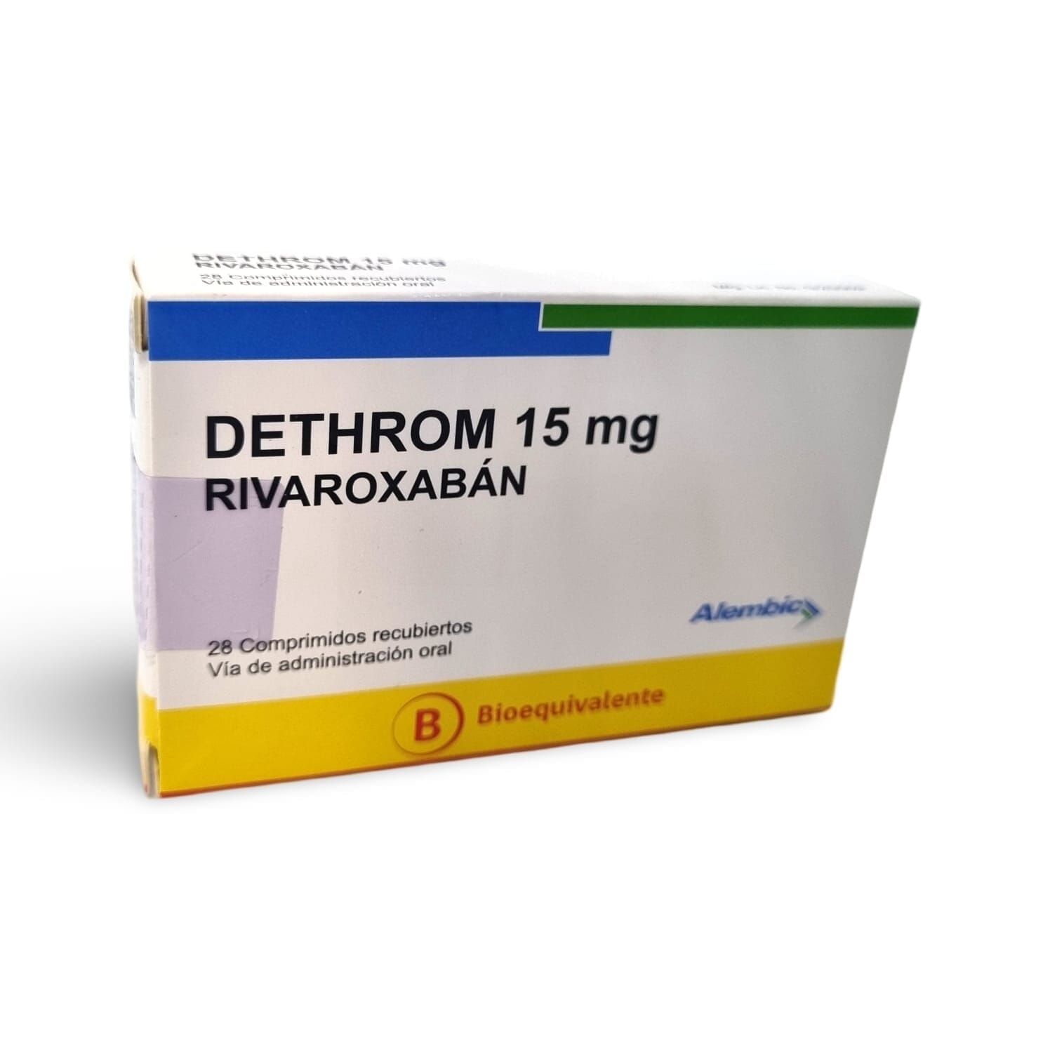 Dethrom 15 mg x 28 comprimidos recubiertos Farmex-Pluxee-Persistente